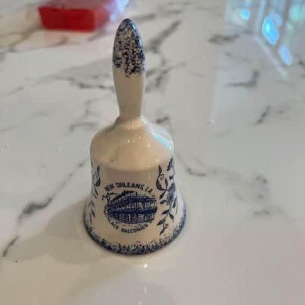 Vintage New Orleans Porcelain Bell